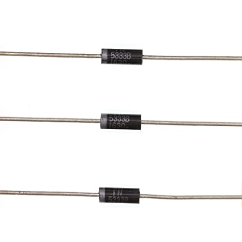 HUABAN 10PCS 1N5333B 1N5333 Power Zener Diode 5W 3.3V DO-15(CASE17-02) Axial Diodes 5 Watt 3.3 Volt von HUABAN