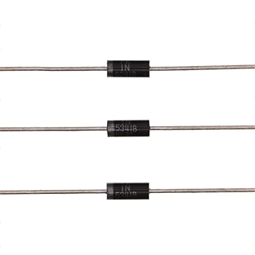 HUABAN 10PCS 1N5341B 1N5341 Power Zener Diode 5W 6.2V DO-15(CASE17-02) Axial Diodes 5 Watt 6.2 Volt von HUABAN