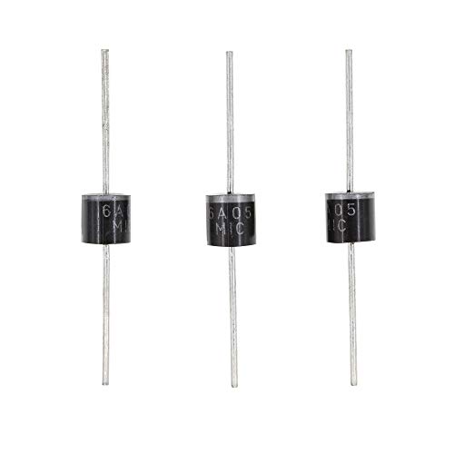 HUABAN 5 Pieces 6A05 Rectifier Diode 6A 50V R-6 Axial 6 Amp 50 Volt von HUABAN