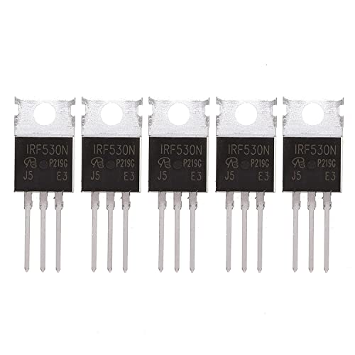 HUABAN 5 Stück IRF530NPBF IRF530N IRF530 Vdss=100V Rds(on)=0.127 Ohm Id=18A TO220 Power N-Channel MOSFET Transistor von HUABAN