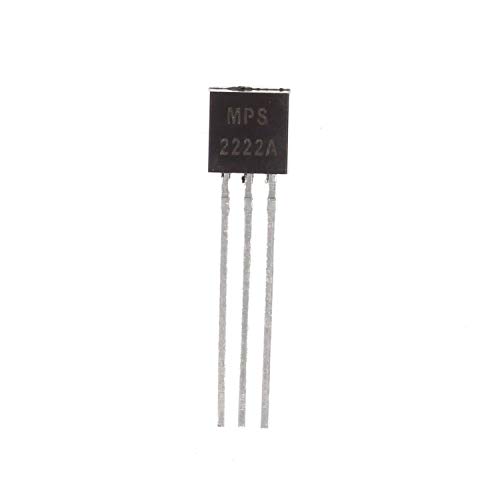 MPS2222A NPN-Transistor, TO-92, 40 V, 600 MA, 625 mW, Markierung 222 A, 20 Stück von HUABAN