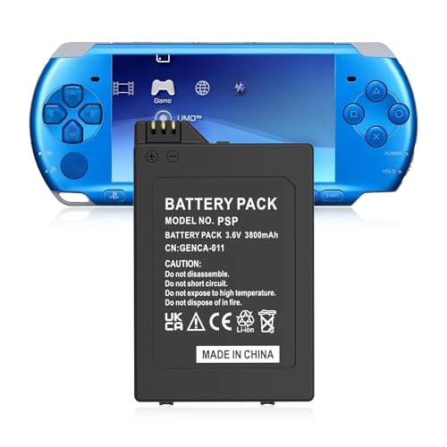 Akku für PSP2000/PSP3000, 3800mAh Akku mit hoher Kapazität für Sony PSP-S110, PSP-2001, PSP-3000, PSP-3004,PSP-3001, PSP-3002, PSP Slim Console Akku für PSP2000/PSP3000, 3800mAh Akku mit hoher Kapazität für Sony PSP-S110, PSP-2001, PSP-3000, PSP-3004,PSP-3001, PSP-3002, PSP Slim Console von HUAENG