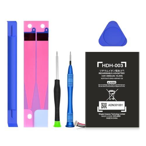 HDH-003 Akku, 4000mAh Li-Ionen Akku Batterie Akkupack für Switch HDH-001 HDH-002 Switch Lite Switch Lite with Toolkit von HUAENG