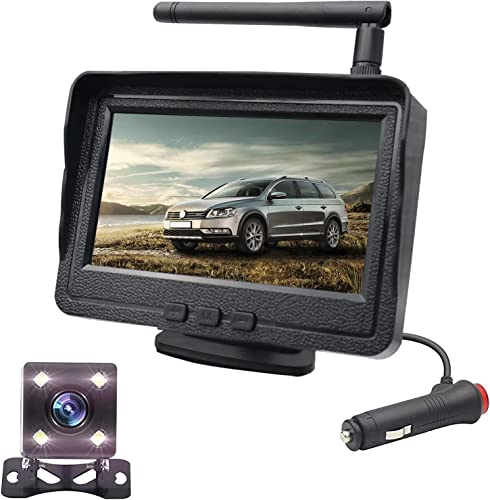 Drahtlose Rückfahrkamera Kit mit 5" Monitor Auto WiFi drahtlose Rückfahrkamera Wasserdicht IP68 Nachtsicht Drahtlose Rückfahrkamera Kit mit 5" Monitor Auto WiFi drahtlose Rückfahrkamera Wasserdicht IP68 Nachtsicht von HUAJUN