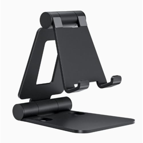 HUAMIAN Metall-Telefonständer, verstellbare iPhone-Halterung mit universeller Kompatibilität, langlebige Aluminium-Schreibtisch-Handyhalterung für alle Smartphones für Büro, Zuhause HUAMIAN Metall-Telefonständer, verstellbare iPhone-Halterung mit universeller Kompatibilität, langlebige Aluminium-Schreibtisch-Handyhalterung für alle Smartphones für Büro, Zuhause von HUAMIAN