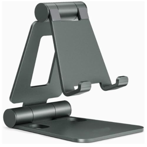 HUAMIAN Metall-Telefonständer, verstellbare iPhone-Halterung mit universeller Kompatibilität, langlebige Aluminium-Schreibtisch-Handyhalterung für alle Smartphones für Büro, Zuhause HUAMIAN Metall-Telefonständer, verstellbare iPhone-Halterung mit universeller Kompatibilität, langlebige Aluminium-Schreibtisch-Handyhalterung für alle Smartphones für Büro, Zuhause von HUAMIAN