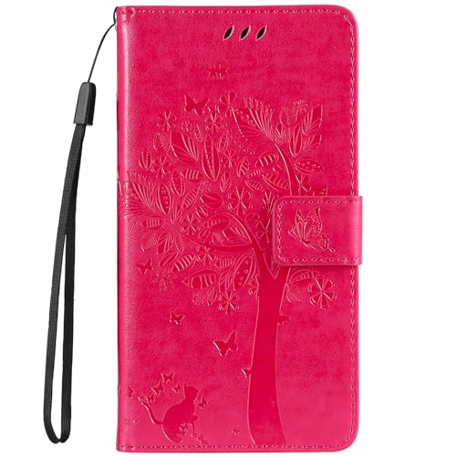 HUANGTAOLI PU Leder Handyhülle Kompatibel mit Samsung Galaxy A5 2017 Dual SIM (SM-A520F/DS), Kartenhalter und Kickstand von HUANGTAOLI