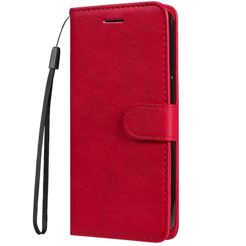 HUANGTAOLI PU Leder Handyhülle Kompatibel mit Samsung Galaxy S24 (SM-S921B, SM-S921B/DS), Kartenhalter und Kickstand von HUANGTAOLI