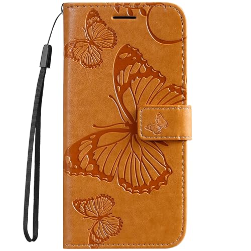 HUANGTAOLI Schutzhülle aus PU-Leder, kompatibel mit Motorola Moto E7i Power (XT2097-13, XT2097-14), Kartenhalter und Ständer von HUANGTAOLI
