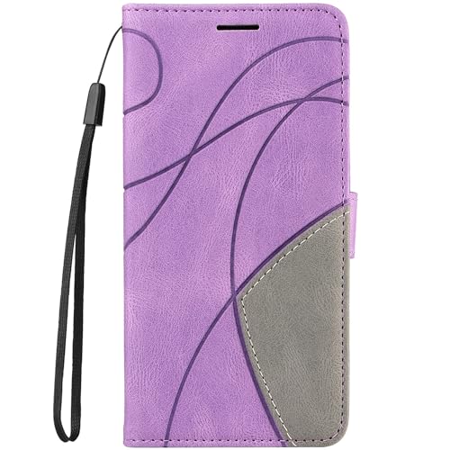 HUANGTAOLI Schutzhülle aus PU-Leder, kompatibel mit OPPO Realme 8 4G (RMX3085), Kartenhalter und Kickstand von HUANGTAOLI