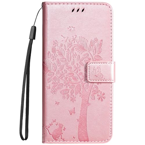 HUANGTAOLI Schutzhülle aus PU-Leder, kompatibel mit Realme C35 4G (RMX3511), Kartenhalter und Ständer von HUANGTAOLI