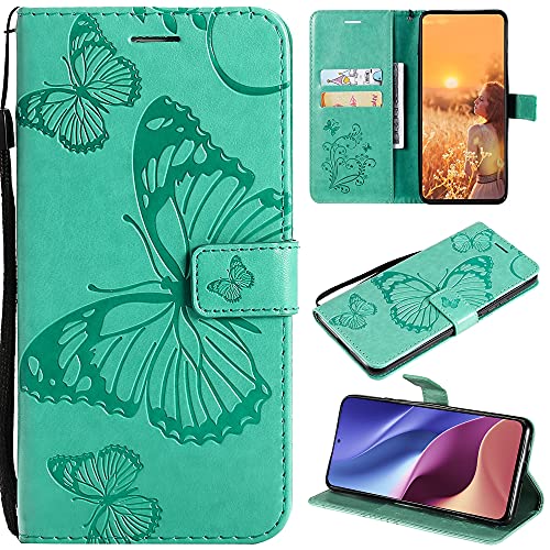 HUANGTAOLI für Samsung Galaxy A32 4G Hülle, Premium Brieftasche PU Leder Flip Case Handytasche Klapphülle für Samsung Galaxy A32 4G (SM-A325F/DS, SM-A325M/DS, 6.4") von HUANGTAOLI