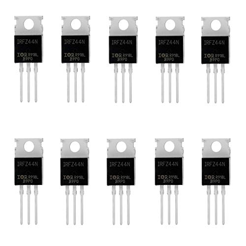 HUAREW 10 Stück IRFZ44N N Kanal Gleichrichter leistung MOSFET Transistor 49A 55V von HUAREW