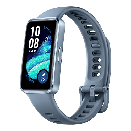 HUAWEI Band 10, Schlankes Gehäuse aus Aluminiumlegierung, Tragekomfortarmband, Professionelle Schlafanalyse, KI-gestütztes Fitness-Tracking, Schnelles Aufladen, Kompatibel mit Android & iOS, Blau HUAWEI Band 10, Schlankes Gehäuse aus Aluminiumlegierung, Tragekomfortarmband, Professionelle Schlafanalyse, KI-gestütztes Fitness-Tracking, Schnelles Aufladen, Kompatibel mit Android & iOS, Blau von HUAWEI