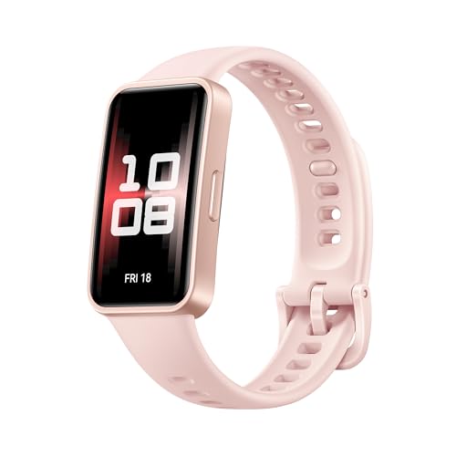 HUAWEI Band 9, bequemes Tragen, TruSleep 4.0, wissenschaftlich basiertes Schlaftracking, bis zu 14 Tage Akkulaufzeit, 100 Trainingsmodi, iOS&Android, Charm Pink, 6 Monate erweiterte Garantie von HUAWEI