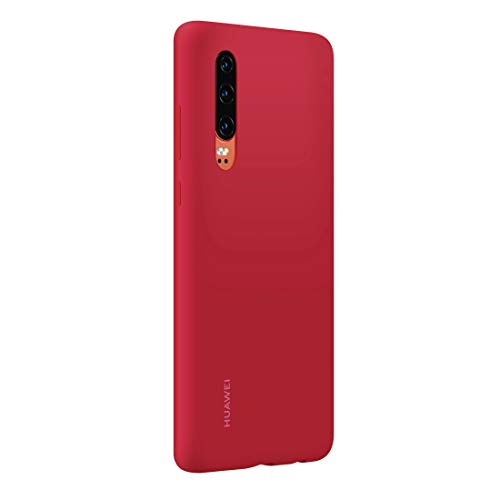 HUAWEI Cover Silicone Car Case P30, Rot von HUAWEI
