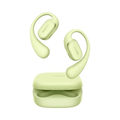 HUAWEI FreeArc Open-Ear-Kopfhörer, Bluetooth-Kopfhörer mit Sterling Sound, optimalen Halt und Komfort, IP57 Wasserdichtigkeit, 28 Stunden Spielzeit, Sport-Kopfhörer, iOS & Android & Windows, Grün von HUAWEI