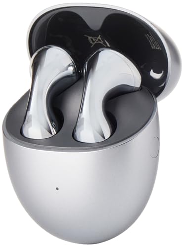 HUAWEI FreeBuds 5 TWS Bluetooth-Kopfhörer, Ultra-magnetischer Lautsprecher, Kontinuierliche Kurven für eine optimale Passform, bis zu 30 Stunden Akkulaufzeit, IPX4 wasserdicht, Frostsilber von HUAWEI