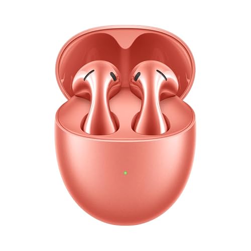 HUAWEI FreeBuds 5 TWS Bluetooth-Kopfhörer, Ultra-magnetischer Lautsprecher, kontinuierliche Kurven für eine optimale Passform, bis zu 30 Stunden Akkulaufzeit, IPX4 wasserdicht, Korallenorange HUAWEI FreeBuds 5 TWS Bluetooth-Kopfhörer, Ultra-magnetischer Lautsprecher, kontinuierliche Kurven für eine optimale Passform, bis zu 30 Stunden Akkulaufzeit, IPX4 wasserdicht, Korallenorange von HUAWEI