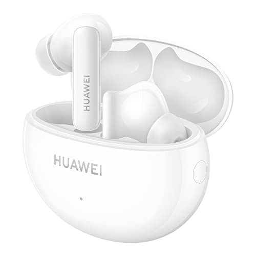 HUAWEI FreeBuds 5i Kabellose, TWS Bluetooth Kopfhörer, Hi-Res Sound, Multi-Modus Geräuschunterdrückung, 28 Std. Akkulaufzeit, Wasserdichtigkeit, Ceramic White von HUAWEI