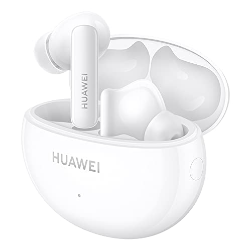 HUAWEI FreeBuds 5i Kabellose Kopfhörer, TWS Bluetooth Kopfhörer, Hi-Res Sound, Multi-Modus Geräuschunterdrückung, 28 Std. Akkulaufzeit, Wasserdichtigkeit, Ceramic White von HUAWEI
