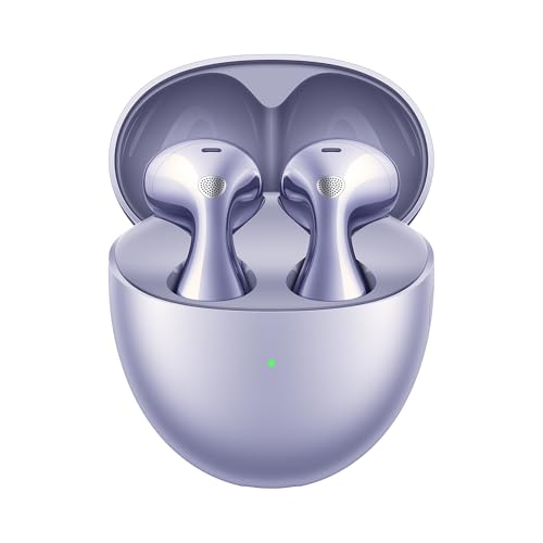 HUAWEI FreeBuds 6 kabellose Kopfhörer, Dual-Treiber True Sound, Stabile und klare Anrufe, Open-Fit-ANC, 36Stunde Akkulaufzeit, IP54 Wasserdicht, iOS & Android, 30 Monate Garantie, Lila von HUAWEI