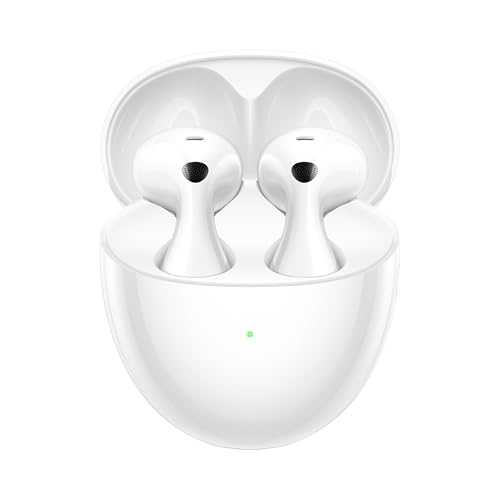 HUAWEI FreeBuds 6 kabellose Kopfhörer, Dual-Treiber True Sound, Stabile und klare Anrufe, Open-Fit-ANC, 36Stunde Akkulaufzeit, IP54 Wasserdicht, iOS & Android, 30 Monate Garantie, Weiß von HUAWEI