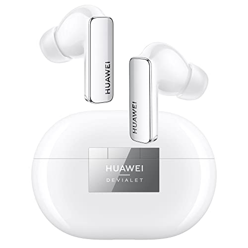 HUAWEI FreeBuds Pro 2, Dual-Lautsprecher mit True Sound, Pure Voice, Intelligentes ANC 2.0, Triple Adaptive EQ, HWA- und Hi-Res Wireless-Zertifizierung,Deutsche Version, Ceramic White von HUAWEI