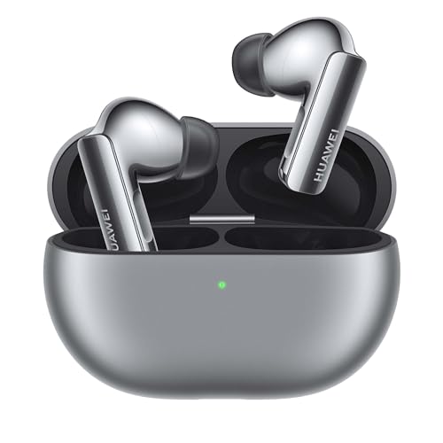 HUAWEI FreeBuds Pro 3, Hi-Res Dual Driver Soundsystem,Intelligente ANC 3.0,Kristallklare Anrufe,Bis zu 31 Stunden Akkulaufzeit,Android&iOS, Stylishes ergonomisches Design,Deutsche Version, Grau von HUAWEI