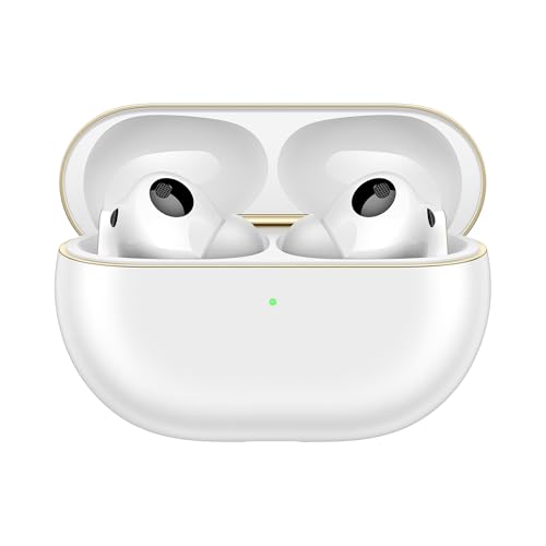 HUAWEI FreeBuds Pro 4 Wireless Earbuds,Bluetooth Headphones with Verlustfreie Klangqualität，Klare Anrufe, Silver-String-Design,33 Stunden Akkulaufzeit，Kompatibel mit iOS & Android，Weiß von HUAWEI