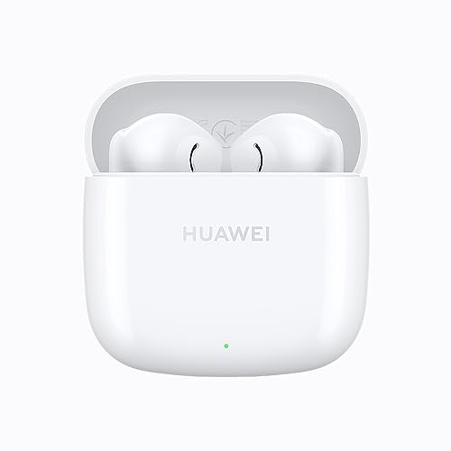 HUAWEI FreeBuds SE 2 Wireless Kopfhörer, Bis zu 40 Stunden Akkulaufzeit, Leicht und komfortabel, Ausgewogener Klang, Wasserdichtigkeit, Deutsche Version, Ceramic White von HUAWEI