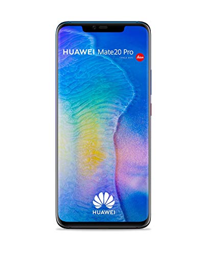 HUAWEI Mate 20 Pro 128GB Handy, blau/lila, Android 9.0 (Pie), Dual SIM, Twilight (West European Version) von HUAWEI