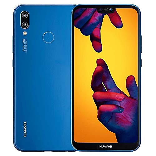 HUAWEI P20 Lite (32GB + 4GB RAM) 5,84" FHD + Display, 4G LTE Dual-SIM-GSM-Fabrik entriegelte Smartphone ANE-LX3 - International Modell - Nein (Klein Blue) von HUAWEI