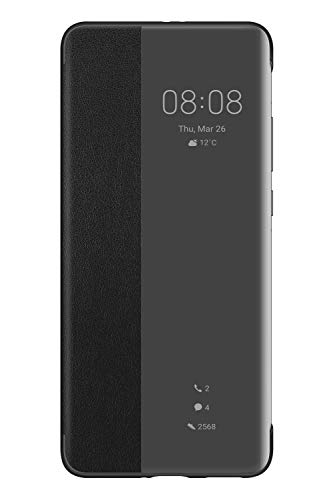 HUAWEI P40 Pro Smart View Flip Case Handytasche Original Zubehör Schwarz - 6.58 Zoll von Huawei