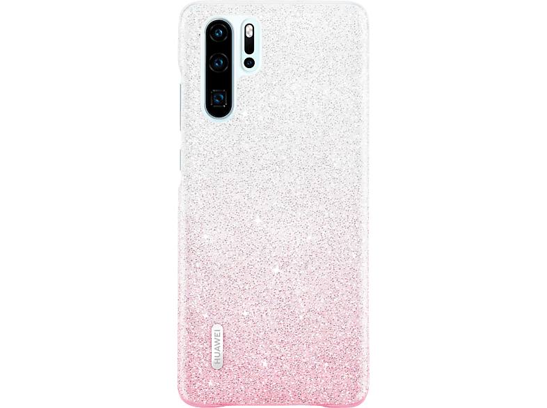 HUAWEI VOGUE Glamorous Case, Backcover, Huawei, P30, Rosa/ Weiß von HUAWEI