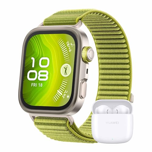 HUAWEI Watch FIT 4 Pro Smartwatch+ FreeBuds SE 2, Fitness Tracker und Aktivitätstracker mit GPS, 5ATM Wasserdicht, EKG, Bis zu 10 Tage Akku, Saphirglas, Kompatibel mit Android™ & iOS, Grün HUAWEI Watch FIT 4 Pro Smartwatch+ FreeBuds SE 2, Fitness Tracker und Aktivitätstracker mit GPS, 5ATM Wasserdicht, EKG, Bis zu 10 Tage Akku, Saphirglas, Kompatibel mit Android™ & iOS, Grün von HUAWEI