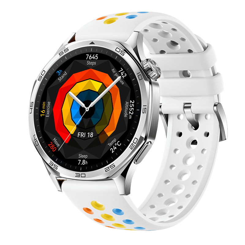 HUAWEI WATCH GT 5 Style Set 46mm Edelstahlgehäuse mit braunem Lederarmband+aktiv weißem Fluorelastomer Armband HUAWEI WATCH GT 5 Style Set 46mm Edelstahlgehäuse mit braunem Lederarmband+aktiv weißem Fluorelastomer Armband von HUAWEI