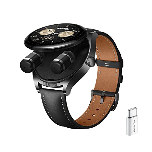 HUAWEI Watch Buds, Smartwatch und Kopfhörer, 2-in-1, große Touch-Steuerung, Geräuschunterdrückung, professionelle Gesundheitsüberwachung, innovatives Design, kompatibel mit Android und iOS,Schwarz + HUAWEI Watch Buds, Smartwatch und Kopfhörer, 2-in-1, große Touch-Steuerung, Geräuschunterdrückung, professionelle Gesundheitsüberwachung, innovatives Design, kompatibel mit Android und iOS,Schwarz + von HUAWEI