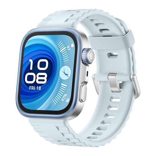 HUAWEI Watch FIT 4 Pro Smartwatch Frauen und Männer, Ultraschlankes, 1.82” Saphirglas und Titan, Gesundheit & Fitness-Tracker, EKG, Bis zu 10 Tage Akkulaufzeit, Kompatibel mit Android™ & iOS, Blau von HUAWEI