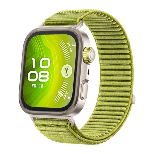 HUAWEI Watch FIT 4 Pro Smartwatch Frauen und Männer, Ultraschlankes, 1.82” Saphirglas und Titan, Gesundheit & Fitness-Tracker, EKG, Bis zu 10 Tage Akkulaufzeit, Kompatibel mit Android™ & iOS, Grün von HUAWEI