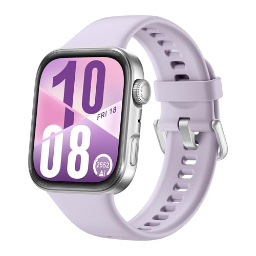 HUAWEI Watch FIT 4 Smartwatch Damen Herren, Fitness Tracker und Aktivitätstracker, 5ATM Wasserdicht, 100+ Sportmodi, Gesundheits-Insights, Bis zu 10 Tage Akku, Kompatibel mit Android™ & iOS, Lila von HUAWEI