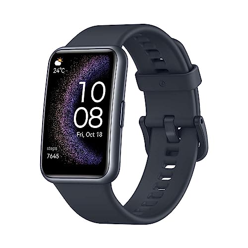 HUAWEI Watch FIT Special Edition, 1,64 Zoll HD-AMOLED-Display, Professionelles Gesundheitsmanagement, Integriertes GPS, Praktischer Assistent im Alltag, Starry Black von HUAWEI