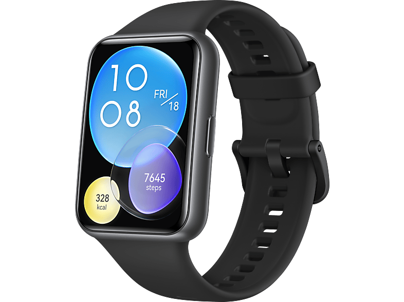 HUAWEI Watch Fit 2 Active Smartwatch Aluminium Silikon, 130-210 mm, Midnight Black von HUAWEI
