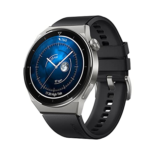 HUAWEI Watch GT 3 Pro 46mm Smartwatch, Titangehäuse, Saphirglas, Tauch Modus,Lange Akkulaufzeit, dratlosses Aufladen,Herzfequenz- und SpO2 Überwachung, Bluethooth Anrufe, schwarz HUAWEI Watch GT 3 Pro 46mm Smartwatch, Titangehäuse, Saphirglas, Tauch Modus,Lange Akkulaufzeit, dratlosses Aufladen,Herzfequenz- und SpO2 Überwachung, Bluethooth Anrufe, schwarz von HUAWEI