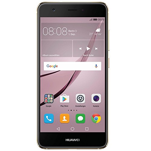 Huawei 51090UPR nova Smartphone (12,7 cm (5 Zoll), 32GB, Dual-SIM, 12 Megapixel Kamera, Android) Prestige Gold von HUAWEI
