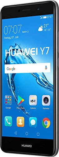 Huawei 51091RMB Y7 Smartphone (14 cm (5,5 Zoll) Display, 16 GB Speicher, Android 6.0) grau von HUAWEI