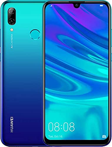 Huawei P smart 2019 64GB Hybrid-SIM Aurora Blau EU [15,77cm (6,21") LCD Display, Android 9.0, 13MP+2MP] von HUAWEI
