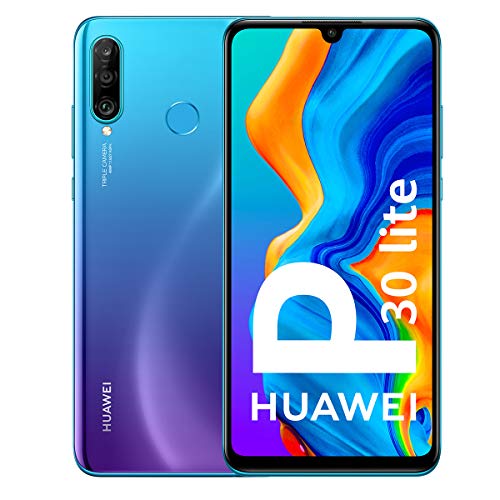 Huawei P30 Lite Smartphone débloqué 4G (6,15 pouces - 128Go - Double Nano SIM - Android 9.0) Peacock Blue [Version Française] von HUAWEI