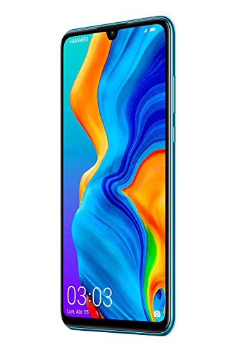 Huawei P30 Lite Smartphone débloqué 4G (6,15 pouces - 128Go - Double Nano SIM - Android 9.0) Peacock Blue [Version Française] von Huawei