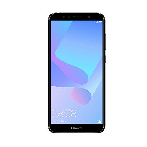 Huawei Y6 2018 Dual-SIM Smartphone 14,5 cm (5,7 Zoll) (3000mAh Akku, 16 GB interner Speicher, Android 8.0) schwarz von HUAWEI